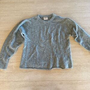 Aritzia Little Moon grey sweater size small